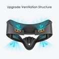 thumbnail image 3 of Face Cover Pad and Facial Interface Compatible with Meta Oculus Quest 3S, Replaceable Soft PU Leather Pad and Breathable Ice Silk Cotton, Air-Circulation Design Face Cover Accessories for Quest 3S, 3 of 8