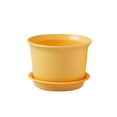 thumbnail image 2 of Travelwant Plastic Planters Indoor Flower Plant Pots, Mini Flower Seedlings Nursery Pot/Planter/Flower Pot with Pallet, Modern Decorative Gardening Containers, 2 of 7