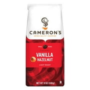 Cameron's Specialty Coffee Vanilla Hazelnut Whole Bean Coffee, 12oz - Nutty, Sweet & Flavorful Blend