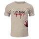 thumbnail image 1 of Camiseta De Manga Corta Con Cuello Redondo Y Temática De Playeras Deportivas Para Hombre, 1 of 4