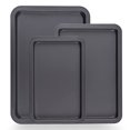 thumbnail image 1 of NutriChef 3-Pc. Nonstick Cookie Sheet Pans - PFOAm PFOSm PTFE-Free, Professional Quality Kitchen (3 Pack), 1 of 7