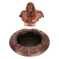 thumbnail image 2 of Innovative Ornaments Egyptian-Pharaoh-Shape Metal Ashtray, Decorative Ashtray, For Home Office ANGGREK CI1214, 2 of 8