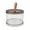 1pc, variant on Shoreew Sealed Spice Jar Airtight Seasoning Storage Organizer Round Stackable Clear Spice Bottle with Handle for Kitchen Counter Pantry