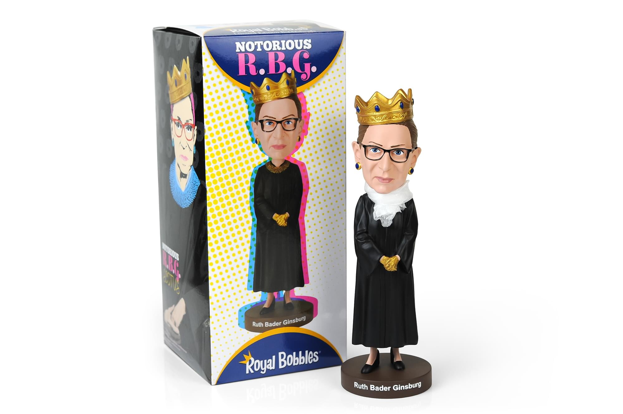Royal Bobbles Notorious R.B.G. Ruth Bader Ginsburg Bobblehead 8