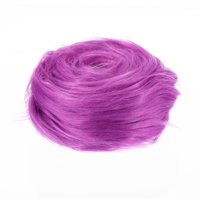 Unique Bargains Faux Fur Fabric Square, 59x3.5 Inches Furry Fur Patches Plush Rug Purple