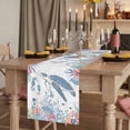 thumbnail image 2 of Table Runners 70 Inches Long Dress Scarves, Coastal Turtle Farmhouse Coffee/Dining/Kitchen Table Decor, Holiday Table Runner, Summer Beach Nautical Ocean Coral Seahorse 13x70 Inch, 2 of 9
