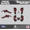 Red, variant on Kalair GFX Graphics Kit for Honda ATV TRX 400EX (2005-2007) Prime Series