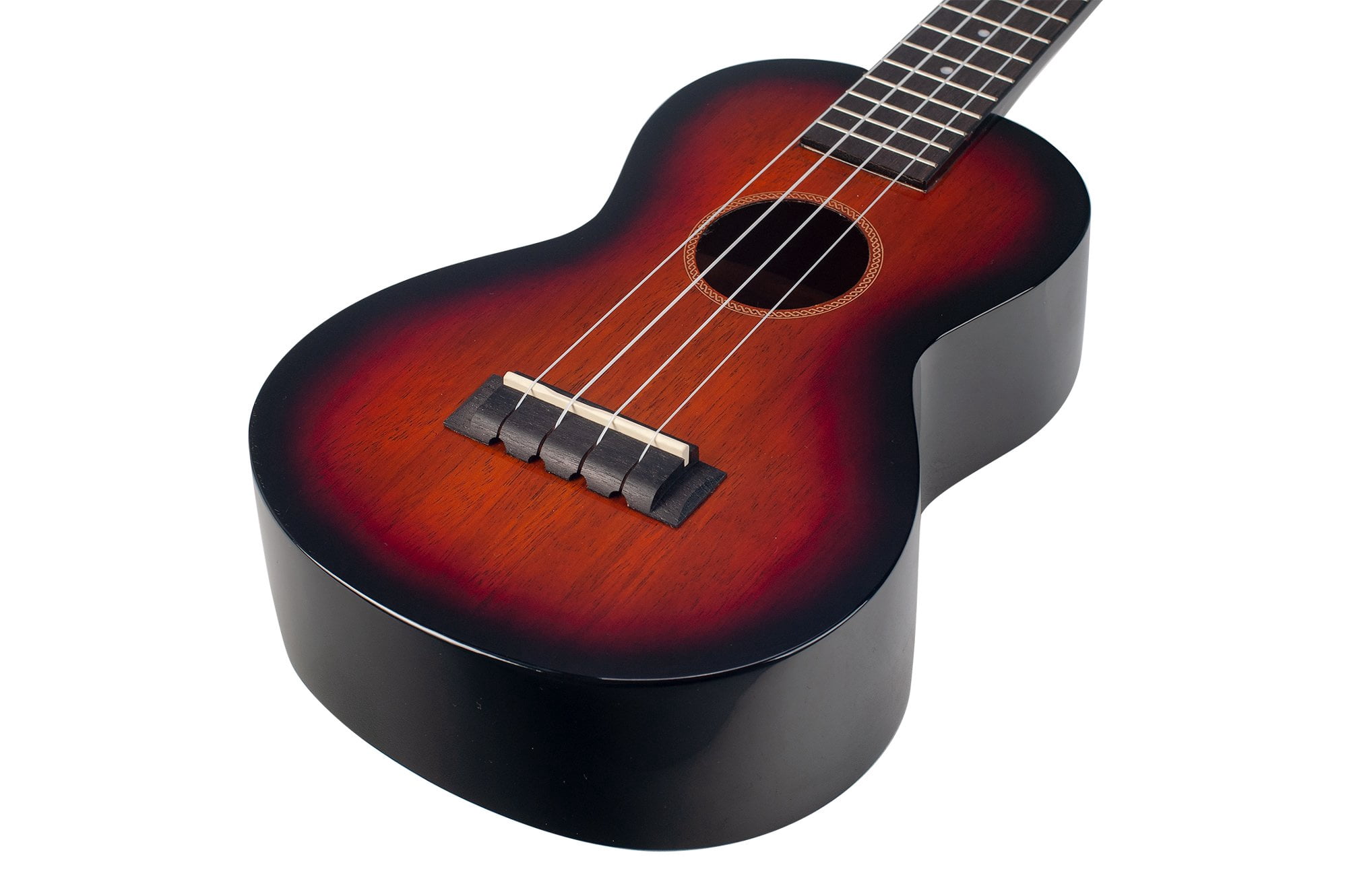 Hano Concert Ukulele w/Bag Trans Blue