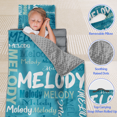 thumbnail image 6 of KAINSY Custom Name Toddler Nap Mat, Personalized Kids Sleeping Mat for Daycare, Nap Mats for Preschool with Pillow and Blanket, Rolled Sleeping Bag for Boys, Girls, Sleepover, Kindergarten, 6 of 8