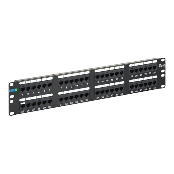 ICC ICMPP04860 48 Port Cat6 2RMS Horizontal Patch Panel