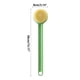thumbnail image 3 of Cepillo trasero de mango largo - cepillo para ducha y baño con cerdas suaves y exfoliantes, agarre ergonómico antideslizante, agujero colgante, plástico PP resistente, 3 of 3