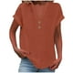 thumbnail image 3 of Camisa gris para mujer,Camiseta de cuello en V para mujer, blusa informal holgada, mezcla de algodón y lino, manga larga para uso diario, sopatenor, 3 of 9