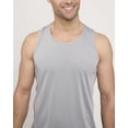 thumbnail image 5 of Real Essentials 5 Pack: Dry-Fit Muscle Tank Tops Sleeveless Shirts Workout Tees Athletic Running Tees (Big & Tall Available), 5 of 6