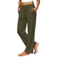 thumbnail image 2 of YHAJDS Women Sports Joggers Daily Yoga Casual Long Bottoms Designed With Convenient Pockets, 2 of 6