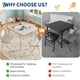 thumbnail image 2 of Qinaqin 5 Piece Folding Mesa y Chairs Set para Toddlers' Activity cm de Profundidadining Sala Profundidadaycare Classrooms, 2 of 7