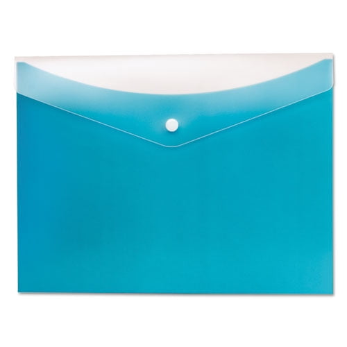 Poly Snap Envelope, Snap Closure, 8.5 X 11, Blueberry Bundle of 2 Each