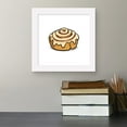 thumbnail image 4 of Gallery Pops Brian Cook: Butts On Things - Cinnamon Roll Wall Art, White Framed Version, 12" x 12", 4 of 5
