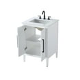 thumbnail image 6 of Elegant Kitchen and Bath 24 inch Single Bathroom Vanity in White, 6 of 7