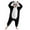 Black, variant on Zwiiyzr Kids Girls Boys Clothes Cartoon Jumpsuit Fuzzy Outfit Hoody Coat Winter Children's Rompers Toddler Clothing Bodysuit Black