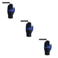 thumbnail image 2 of Guante de Golf Sonducket antideslizante microfibra Izquierda Negro Azul L 3piezas, 2 of 6