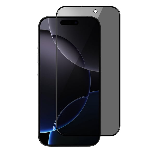 Privacy Tempered Glass Screen Protector for iPhone 15/15 Pro/15 Pro Max/15 , Anti-Spy, 9H Hardness, Case Friendly