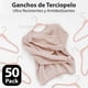 thumbnail image 4 of MAGMALIFE 50 Ganchos para Ropa de Terciopelo, Gancho Dorado Giratorio de 360 Grados, Adecuado para Todo Tipo de Ropa, Antideslizante (Rosa), 4 of 6