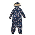 thumbnail image 2 of Morttic Christmas Pajamas for Family, Matching Set Hoodie Pajamas Reindeer Jumpsuit Romper Holiday Pjs Hooded Sleepwear, 2 of 7