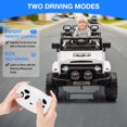 thumbnail image 2 of QinaQin Kids 12V Electric Ride On Truck, Remote Control Toy Car with Music and Story Function, 2 of 7