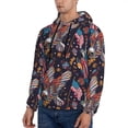 thumbnail image 2 of Hoodies for Men - United States Of America Long Sleeve Comfrt Men'S Fashion Hoodies & Sweatshirts, Sweatshirts for Men Hoodies Pullover Clothing Clothes with Pouch, 2 of 7