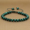 thumbnail image 2 of Bracelet Ajustable en Perles Rondes de 6mm en Malachite Naturelle 7 Pouces Unisexe, 2 of 3