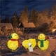 thumbnail image 2 of Bewildely Chick luminoso de invierno de Navidad con bufanda, manualidades de escritorio, luces nocturnas, jardín plano, escultura al aire libre, Kits de decoración para fiestas Tipo 2, 2 of 6