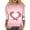 Purple PinkJ&05#1128W, variant on Garbnen Valentine Day Shirts for Women 3/4 Sleeve T Shirts for Women Heart Print Crew Neck Dressy Tunic Blouses for Women