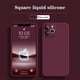 thumbnail image 4 of Square Soft Liquid Silicone Cover Case For iPhone 15 14 13 12 11 Pro Max Plus XS XR X Colorful Ultra Armor Bumper Cover, 4 of 5
