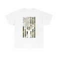 thumbnail image 5 of Deer Hunter Camo Flag Unisex Heavy Cotton Tee, 5 of 9