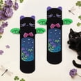 thumbnail image 2 of Funny Cat Socks for Women and Teen Girls - Magnetic Holding Hands Socks Cute Novelty Crazy Silly 3D Animal Socks Gift for Mom Girlfriend - Mothers Valentine Cat Lover Birthday Fun Gift Idea Christmas, 2 of 7