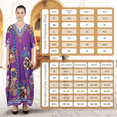 thumbnail image 2 of Miss Lavish London Women Kaftans Dresses, Purple M, 2 of 7