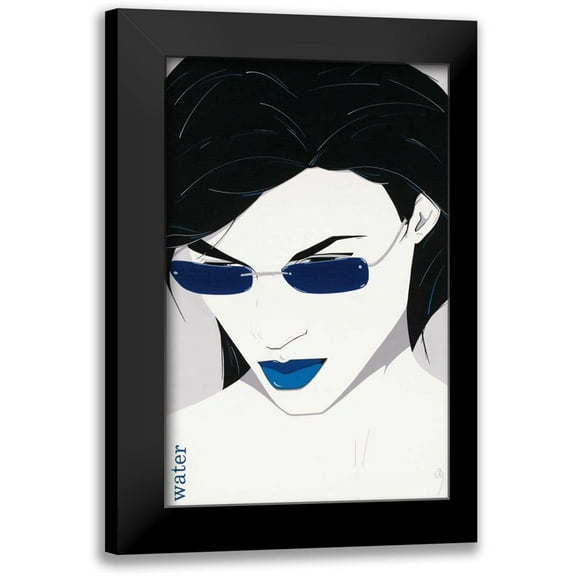 Scherpenberg, Adri 10x14 Black Modern Framed Museum Art Print Titled - Water