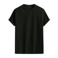 thumbnail image 3 of Men Summer Tops Polyester Spandex Long Sleeve Shirts Tight Long Sleeve Shirts Tunic Top Mens Spandex Workout Top Compression M Shirt Tops Men Neck Fitted Layering Black 2XL, 3 of 8