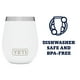 thumbnail image 5 of Vaso de vino YETI Rambler de acero inoxidable de 300 ml, 2 unidades, color blanco, 5 of 6