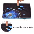 thumbnail image 5 of Dteck Smart Case for Samsung Galaxy Tab A7 10.4" SM-T500 T505 (2020) 10.4-inch,Magnetic Card Wallet Patterned Folio Case Leather Kickstand Shockproof Automatic wake/sleep Cover,Blue Flower, 5 of 8