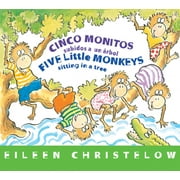 Angle View: Cinco Monitos Subidos a Un ?rbol / Five Little Monkeys Sitting in a Tree: (Formerly Titled En Un ?rbol Est?n Los Cinco Monitos), Used [Board book]