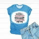thumbnail image 5 of Mujeres Casual Béisbol Mamá Tie-dyed Impreso Manga corta Cuello redondo Pullover Blusa Camiseta Tops OAVQHLG3B Store lin121212, 5 of 5