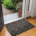 thumbnail image 2 of Dark Christmas Tree and Gift Pattern Door Rugs,Washable Non Slip Door Mats Indoor,Decorative Door Mats,Entry Mat Indoor for Entrance,Bedroom,Kitchen,Bathroom,17"x30", 2 of 6