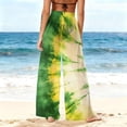thumbnail image 6 of Gamivast Swimsuit Cover up Pants for Women High Waisted Mesh Beach Trousers Wide Leg Sheer Flowy Bottoms Summer Vacation Pool Party Swimwear, 6 of 7
