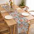thumbnail image 3 of Red Rose Table Runner - 36 Inch Long, Kitchen Dining Table Runner Dresser Scarves, Farmhouse Romantic Botanical Floral Vines Farmhouse Decor for Coffee Tables Wedding Party Banquet, 3 of 8