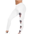 thumbnail image 5 of Nrmvnmi Patriotic High Waist Leggings for Women Fourth of July American Flag Patterned Compression Tights Women USA Flag Mothers Day Gifts For Her, 5 of 5