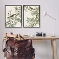 thumbnail image 3 of Stupell Industries Classic Sparrow on Blossoms Animals & Insects Painting Black Framed Art Print Wall Art, 24 x 30, Set of 2, 3 of 10