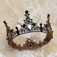 thumbnail image 3 of Cake Topper Queen Crown Cake Topper Metal Pearl Baroque style Cake Toppers Wedding Cake, 3 of 8