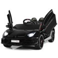 thumbnail image 1 of Costway 12V Kids Ride On Car Licensed Lamborghini SVJ RC w/ Trunk & Music Black, 1 of 10
