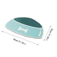 Dog And Cat Bowl Mat For Food And Water Dry Rubber Easy Clean And No